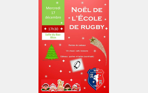 Noël de l'École de Rugby 
